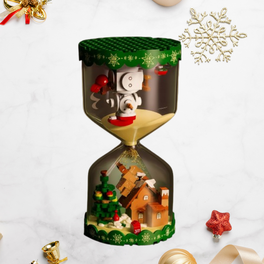 Kerst zandloper | Bouwsteentjes