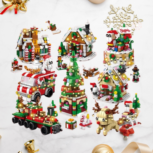 1+6 kerst pakketen | Bouwsteentjes