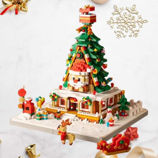 Kerstboom huis | Bouwsteentjes