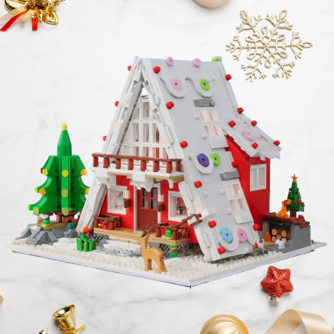 Kerst Chalet | Bouwsteentjes