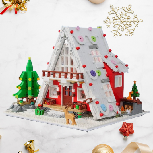Kerst Chalet | Bouwsteentjes