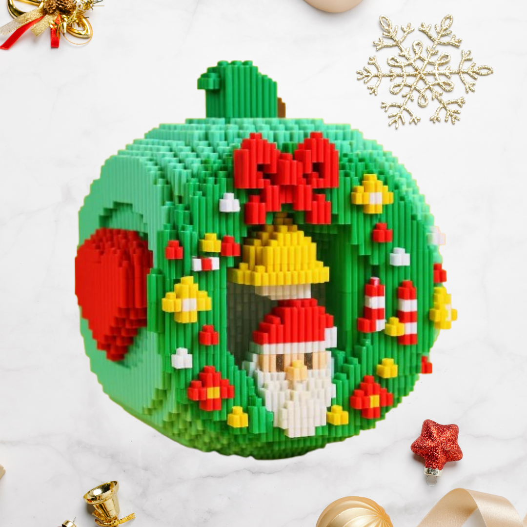 3D kerstappel | Bouwsteentjes