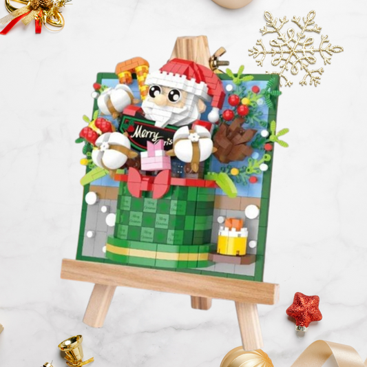 Mooi kerst schilderij | Bouwsateentjes