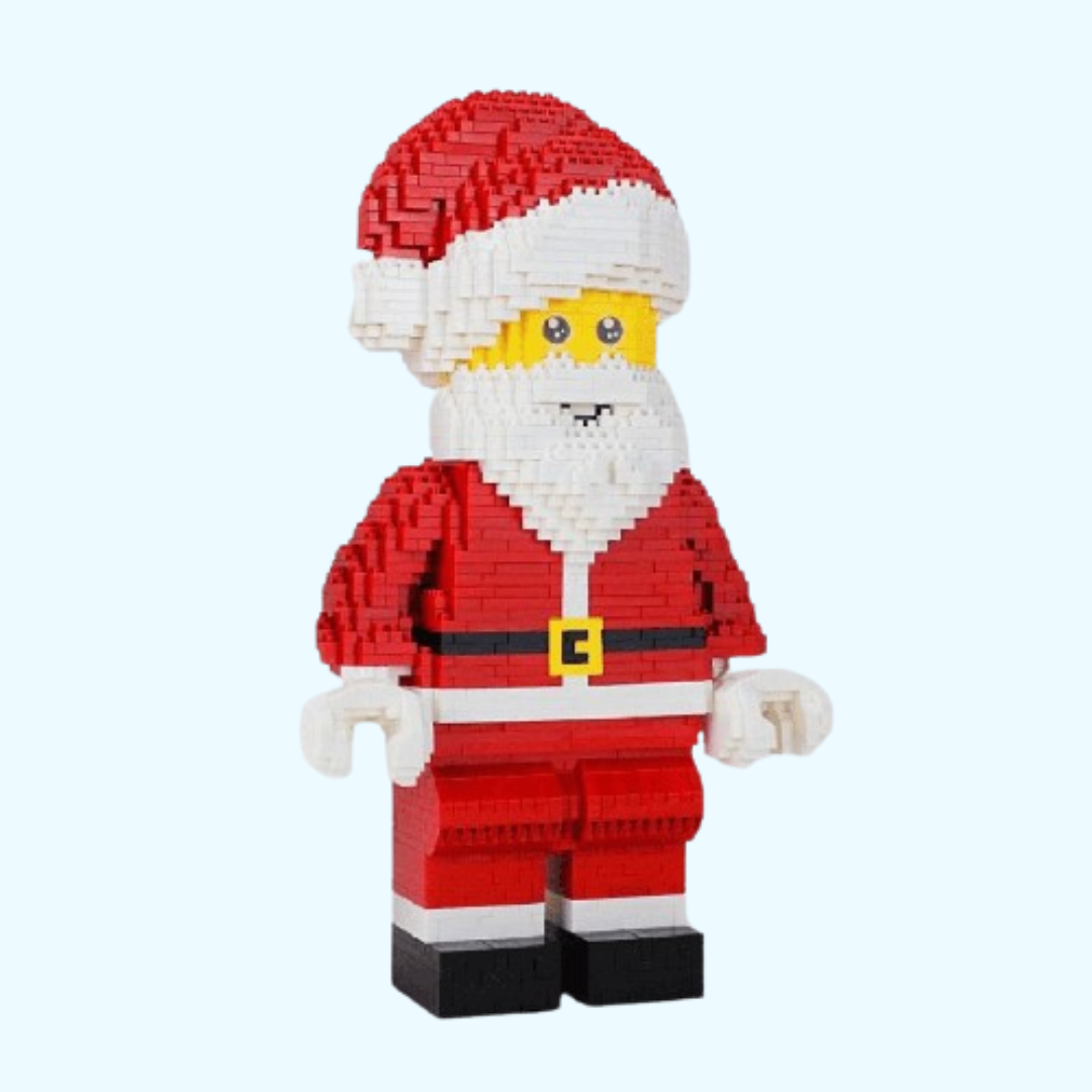 Mega Kerstman | Bouwsteentjes