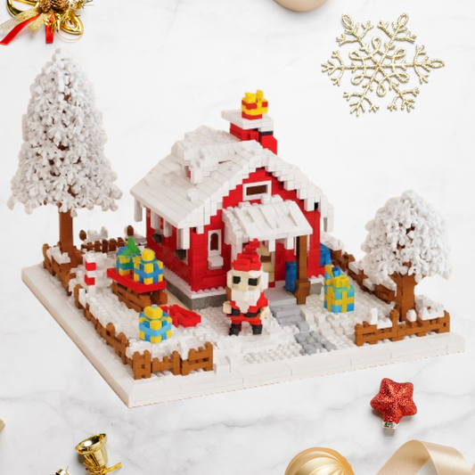 Kerst huis | Bouwsteentjes