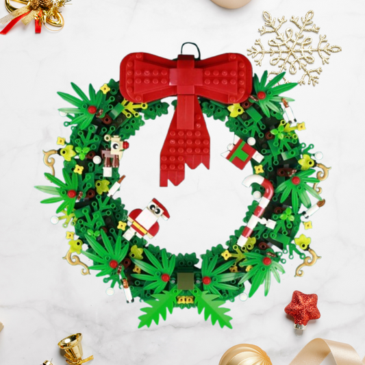 Kerst krans | Bouwsteentjes