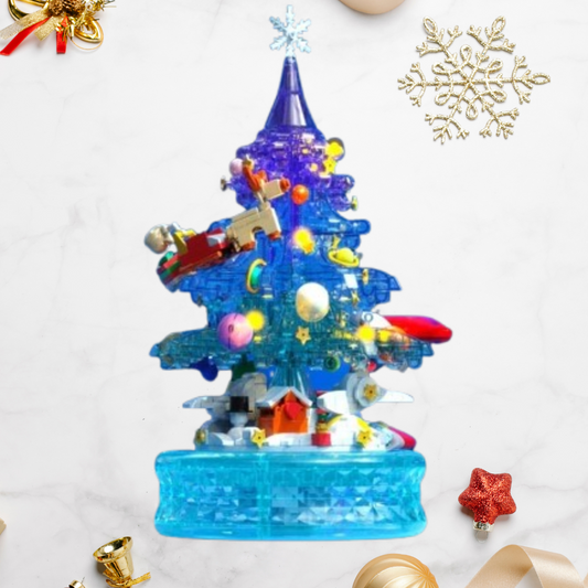 Fantasie kerstboom | muziekdoos | Bouwsteentjes
