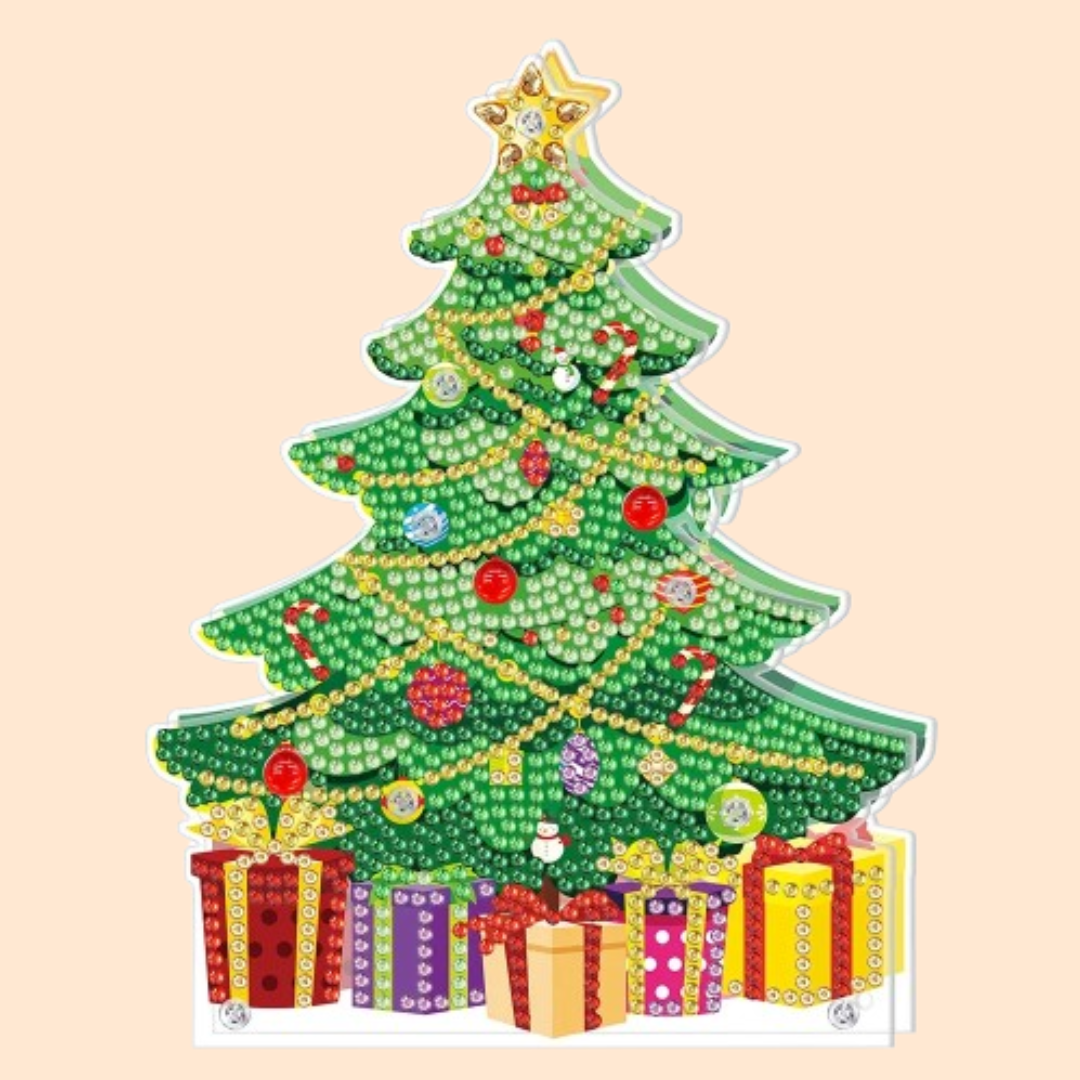 5D kerstboom | Diamond painting