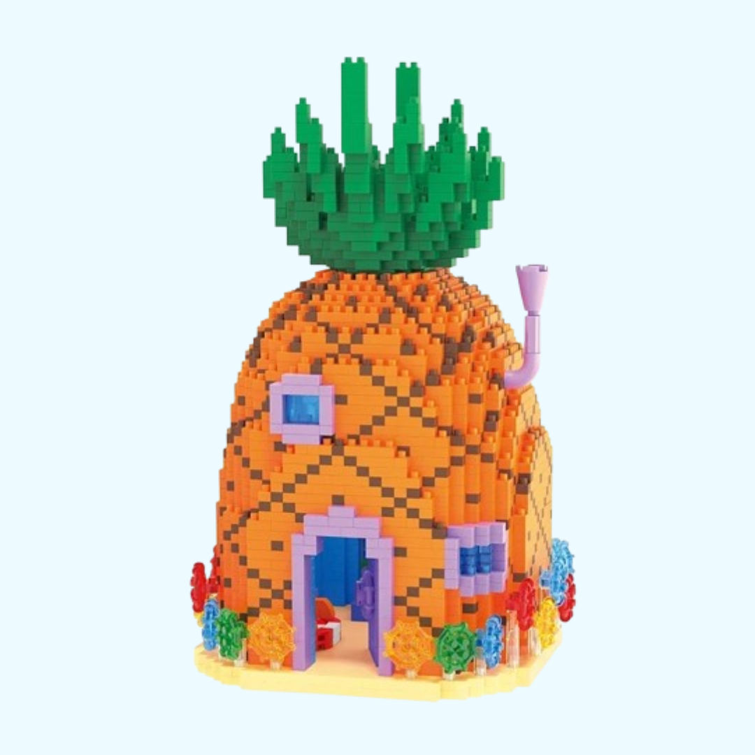 Ananas huis van spons | Bouwsteentjes