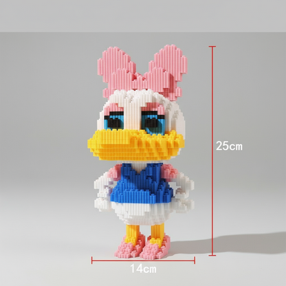 Eend in paars pakje | Bouwsteentjes