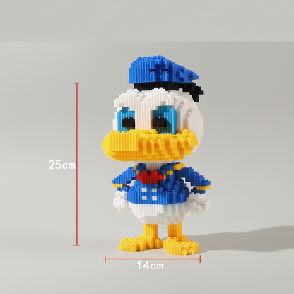 Eend in blauw pakje | Bouwsteentjes