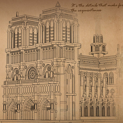 Notre Dame  | Houten Bouwpakketten
