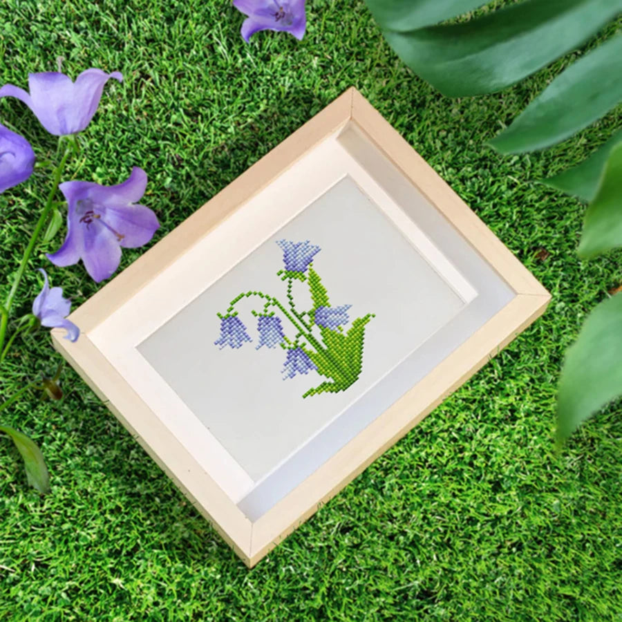 12 Mini Diamond Paintings | Bloemen | Diamond Painting
