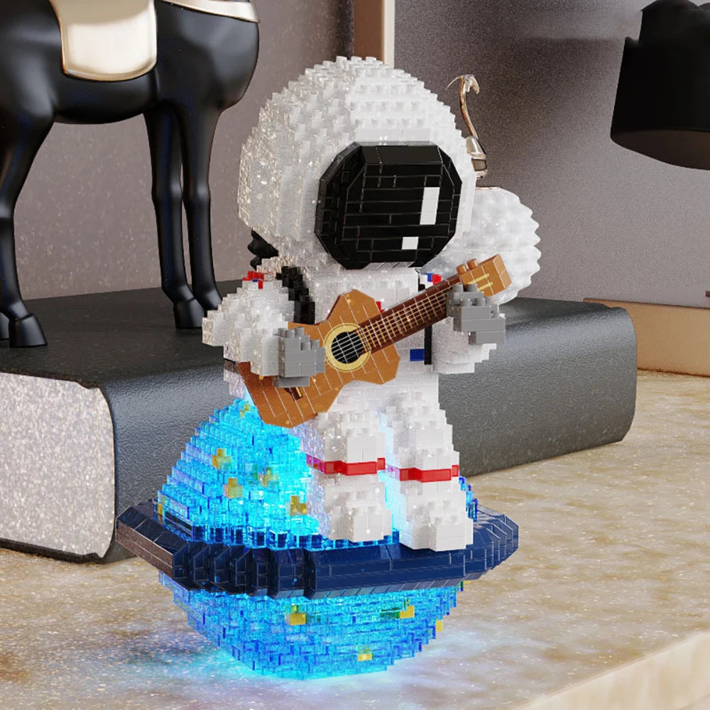 Astronaut met gitaar