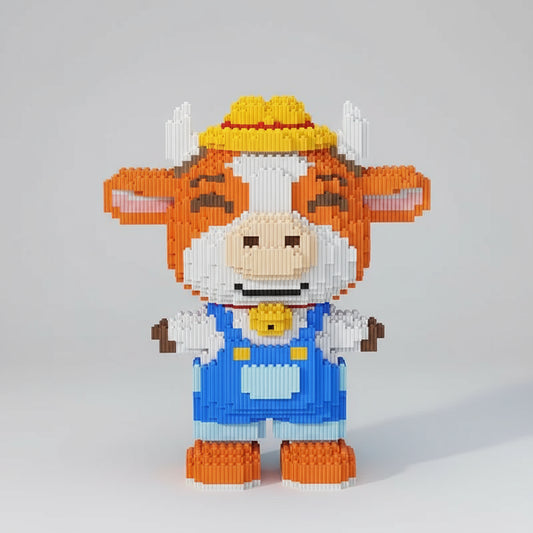 Koe met Tuinbroek | Bouwsteentjes