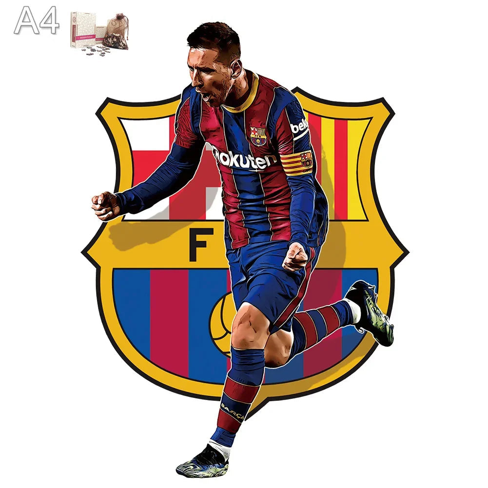 Messi Barcelona | Houten Puzzel