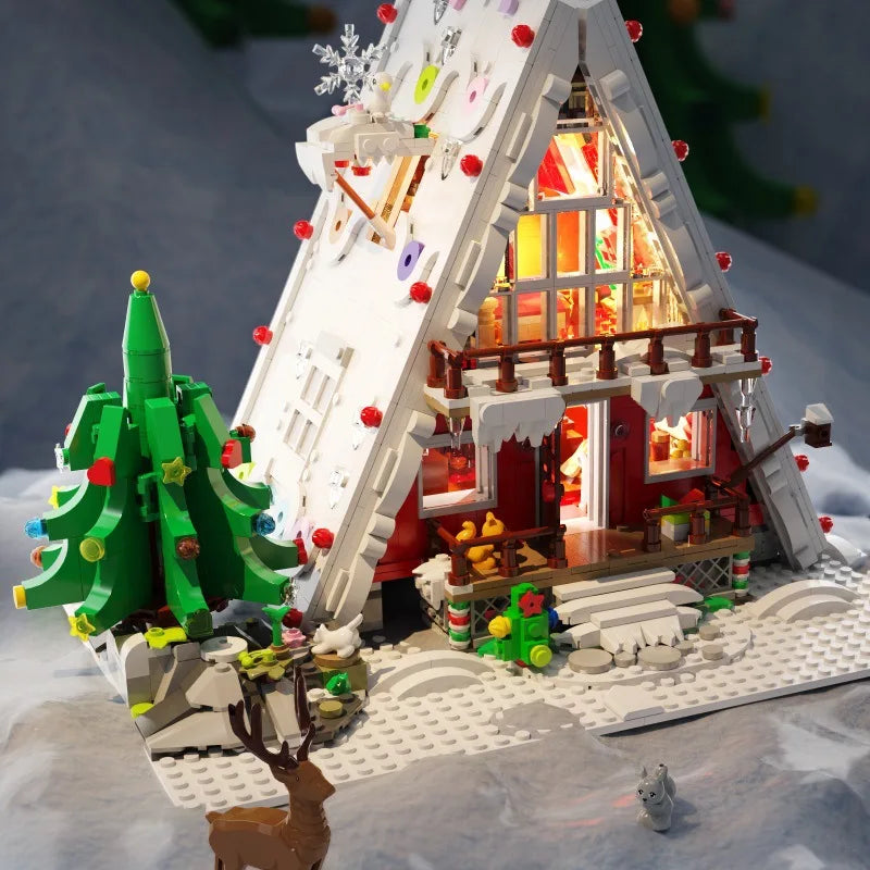 Kerst Chalet | Bouwsteentjes