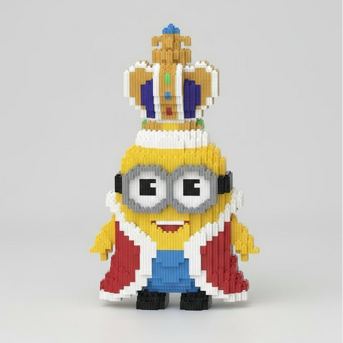 Gele Wezen Koning | Bouwsteentjes