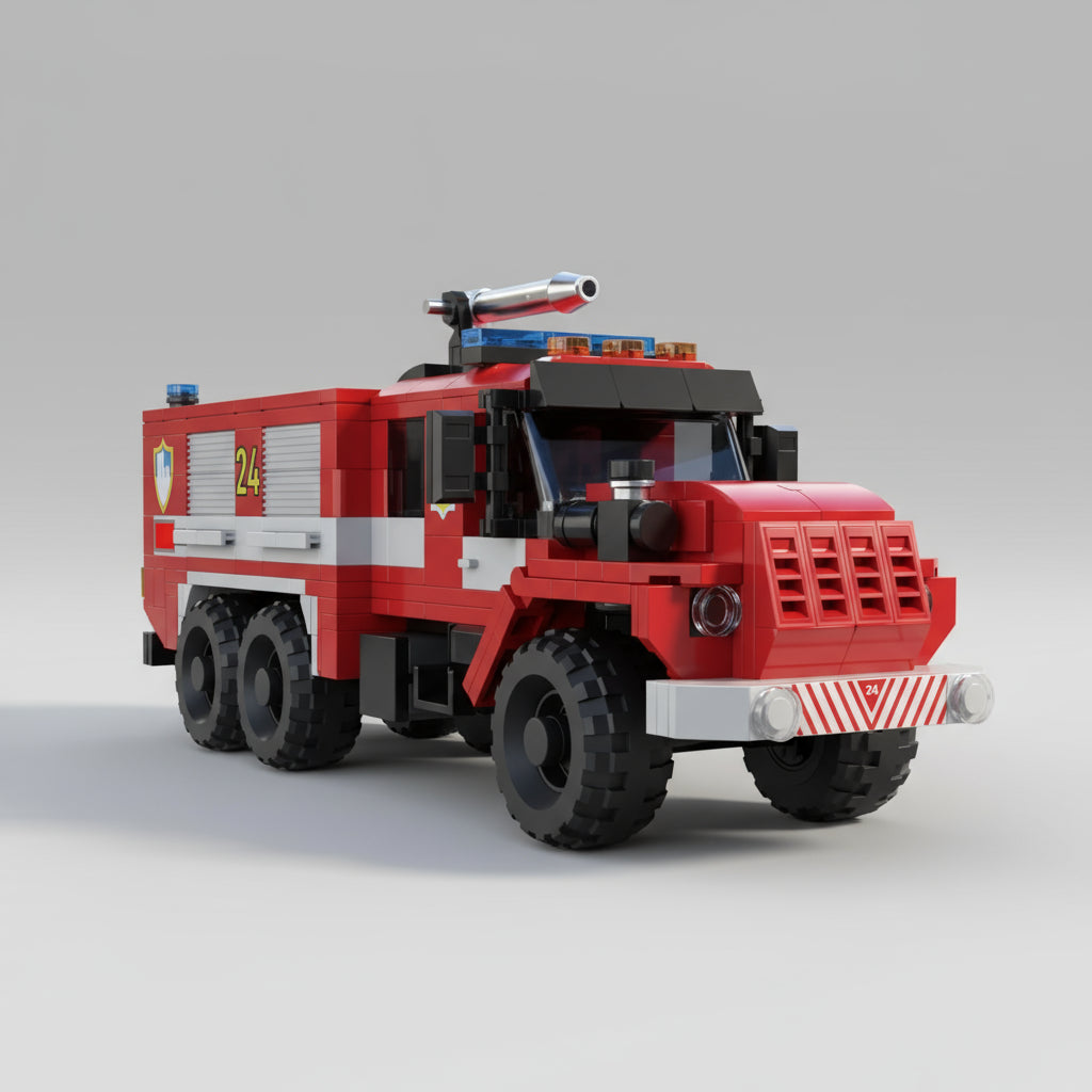 Brandweerauto | Bouwsteentjes