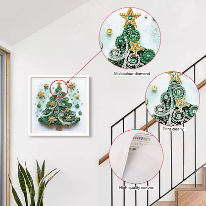 Kerstboom | Diamond painting