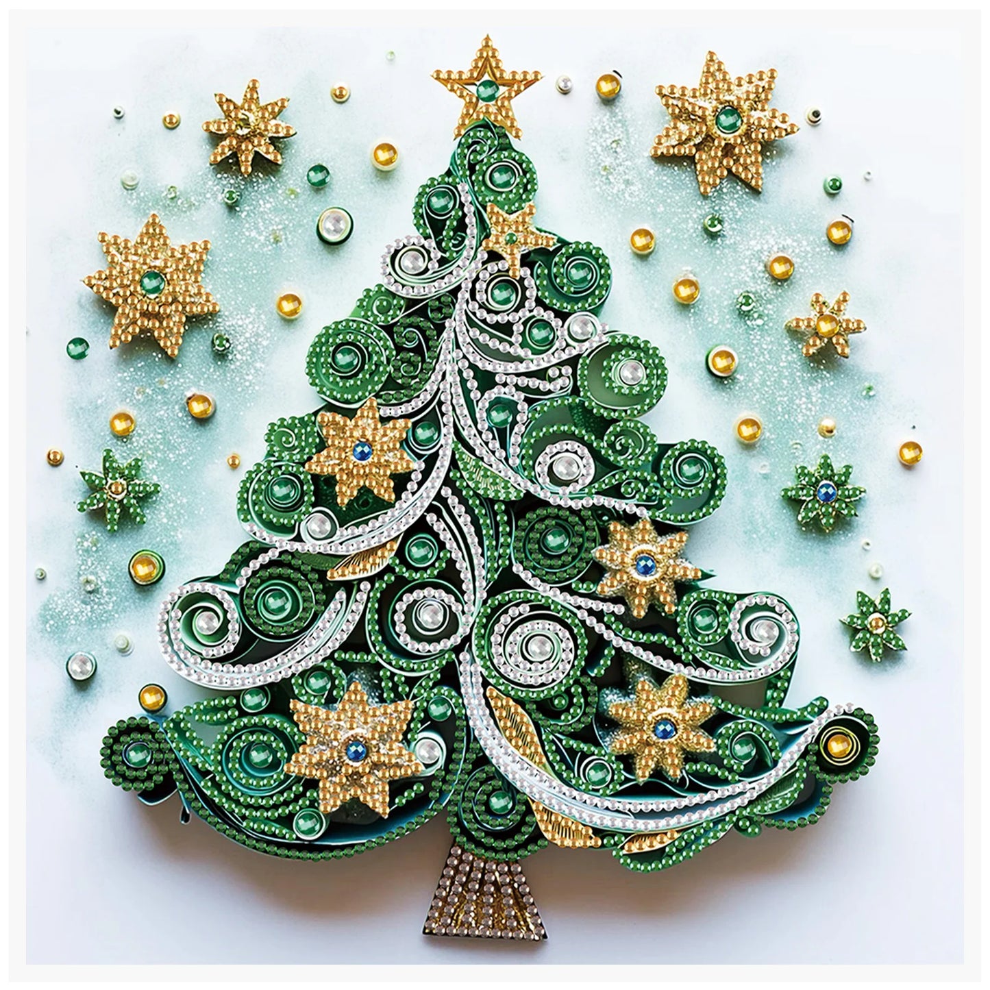 Kerstboom | Diamond painting
