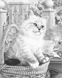 Schattig katje | Dot painting