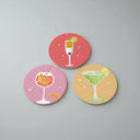 Kleurrijke Cocktail Onderzetters | Diamond Painting