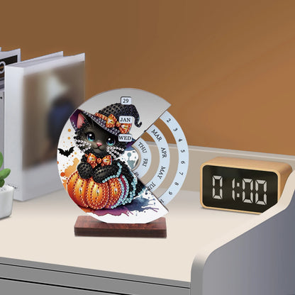 Halloween kat | Kalender | Diamond painting