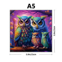 Uilen Familie  | Houten Puzzel