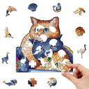 Schattige katten  | Houten Puzzel