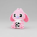 Roze wezen met bal | Bouwsteentjes