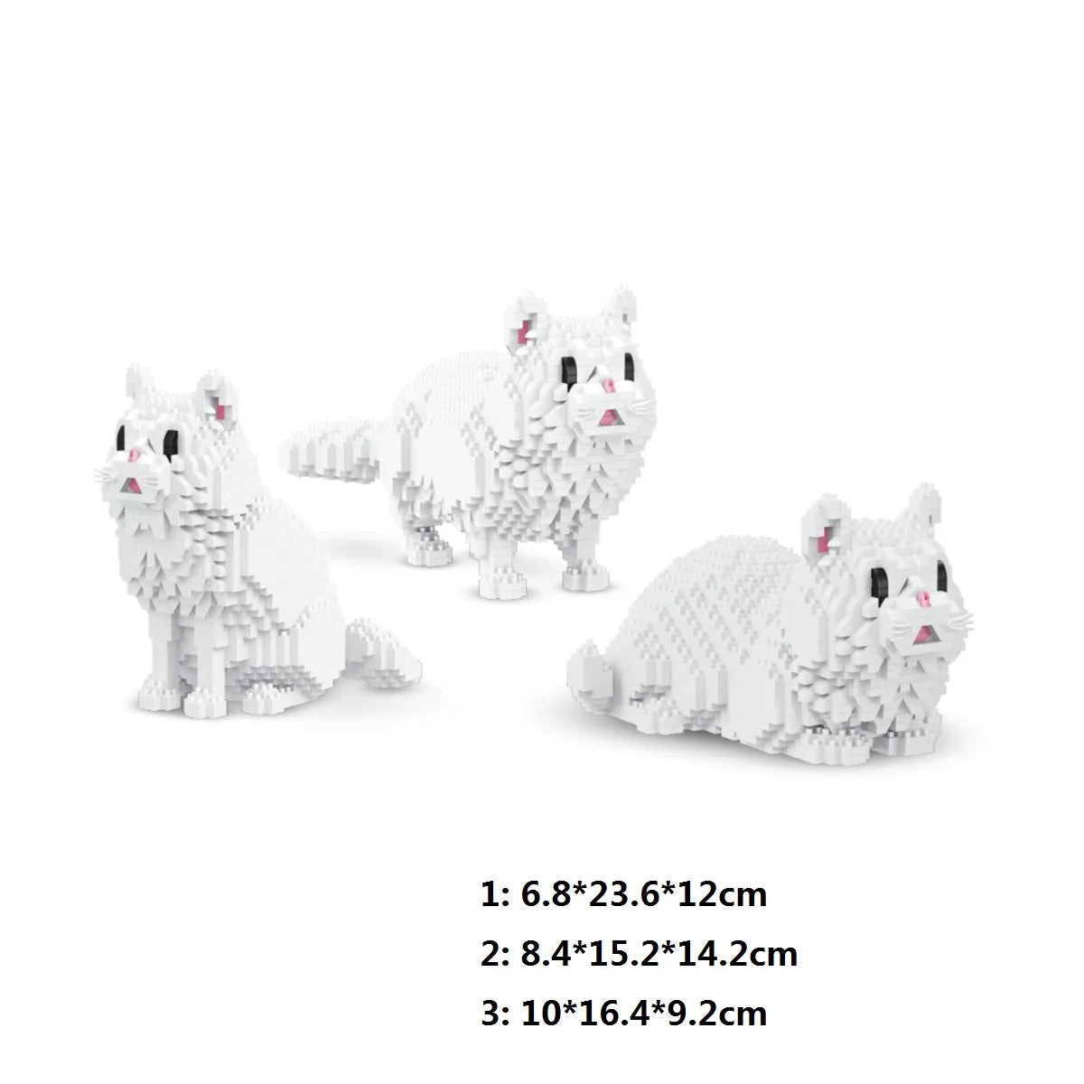 3 in 1 Perzische kat | Bouwsteentjes