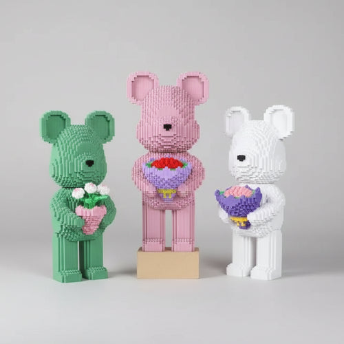 Beer met rozen | Bouwsteentjes