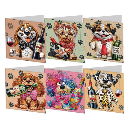Verschillende Kaarten | 6 stuks | Diamond Painting