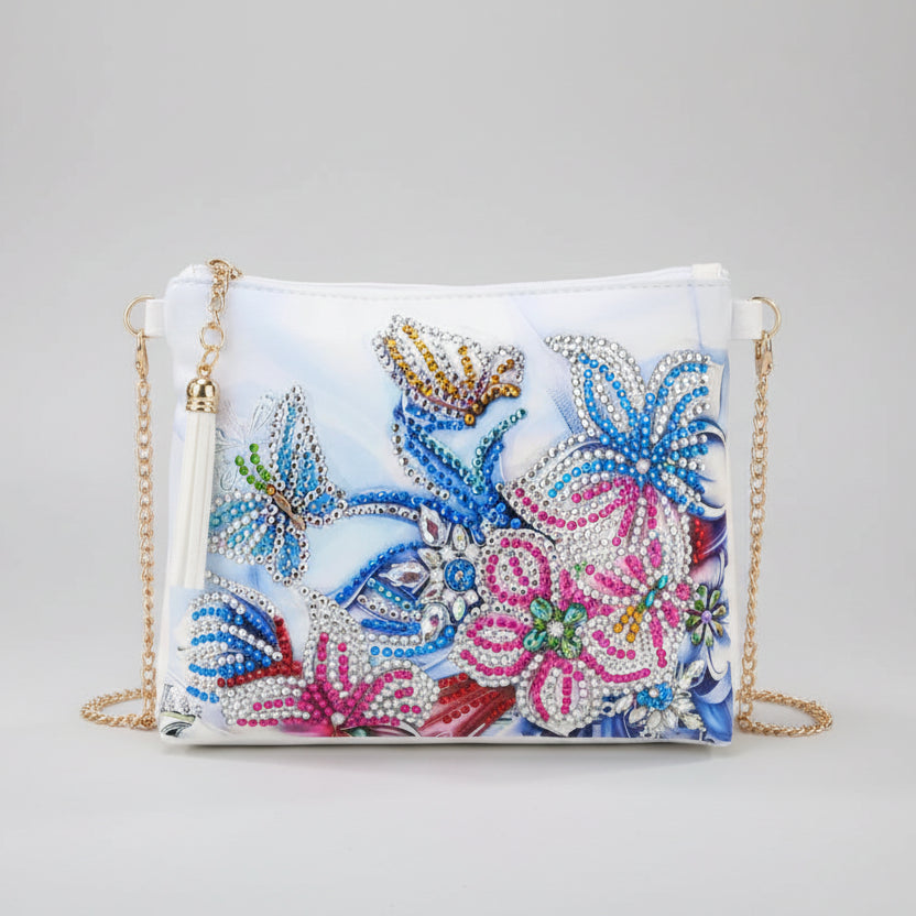 Handtas met Bloemen | Diamond Painting