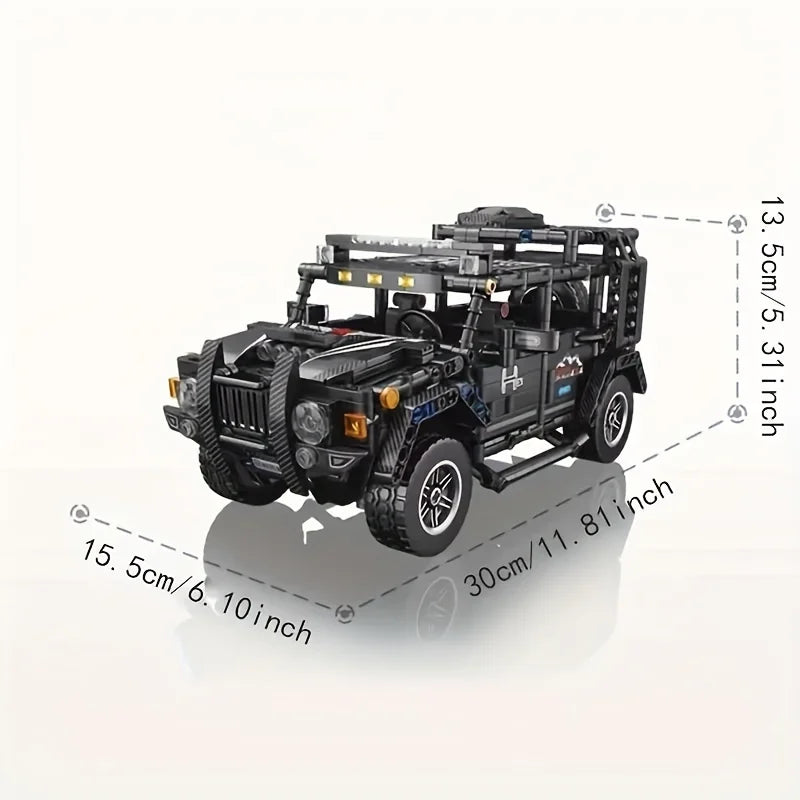 Offroad terreinwagen 4x4 | Bouwsteentjes