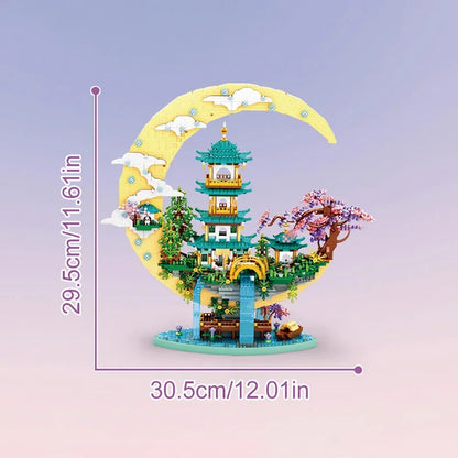 Huis op maan | Bouwsteentjes