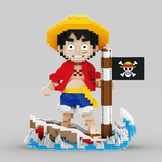 Piraat op schip | Bouwsteentjes