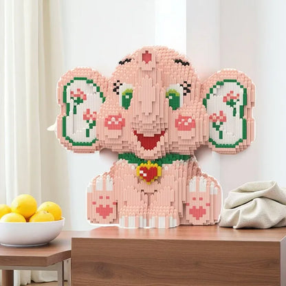 Roze Olifant | Bouwsteentjes