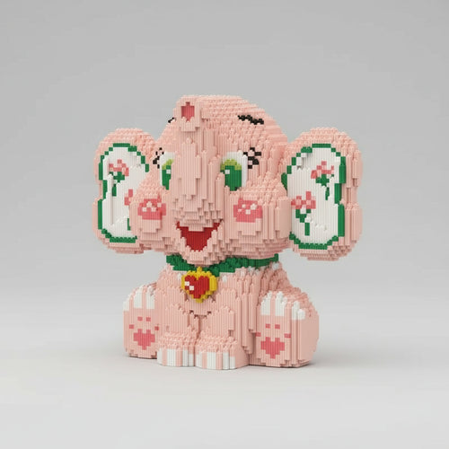 Roze Olifant | Bouwsteentjes