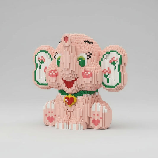 Roze Olifant | Bouwsteentjes