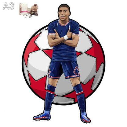 Mbappé | Houten Puzzel