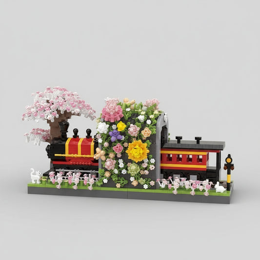 Sakura trein | boekensteun | Bouwsteentjes