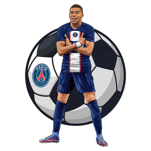Mbappé PSG | Houten Puzzel