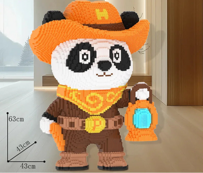 Cowboy Panda | Bouwsteentjes