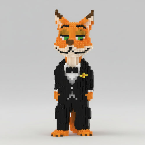 Vos in pak | Bouwsteentjes