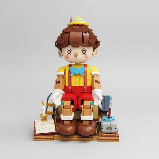 Jongen met lange neus | Bouwsteentjes