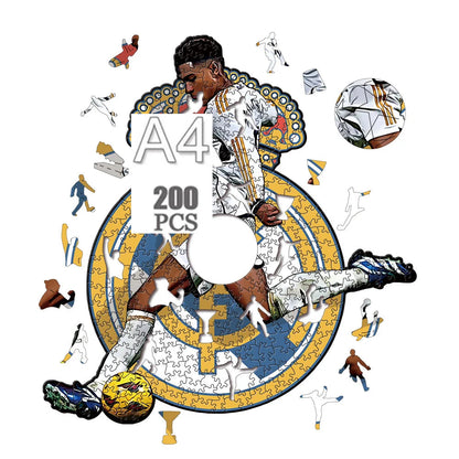 Jude Bellingham Schot | Houten Puzzel