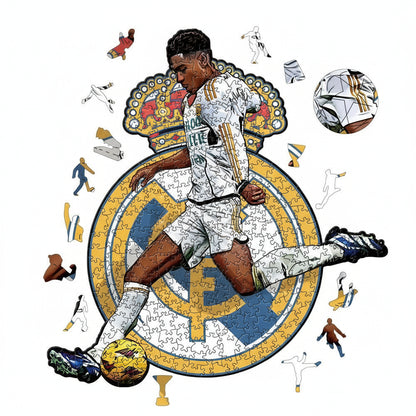 Jude Bellingham Schot | Houten Puzzel