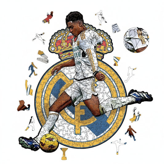 Jude Bellingham Schot | Houten Puzzel